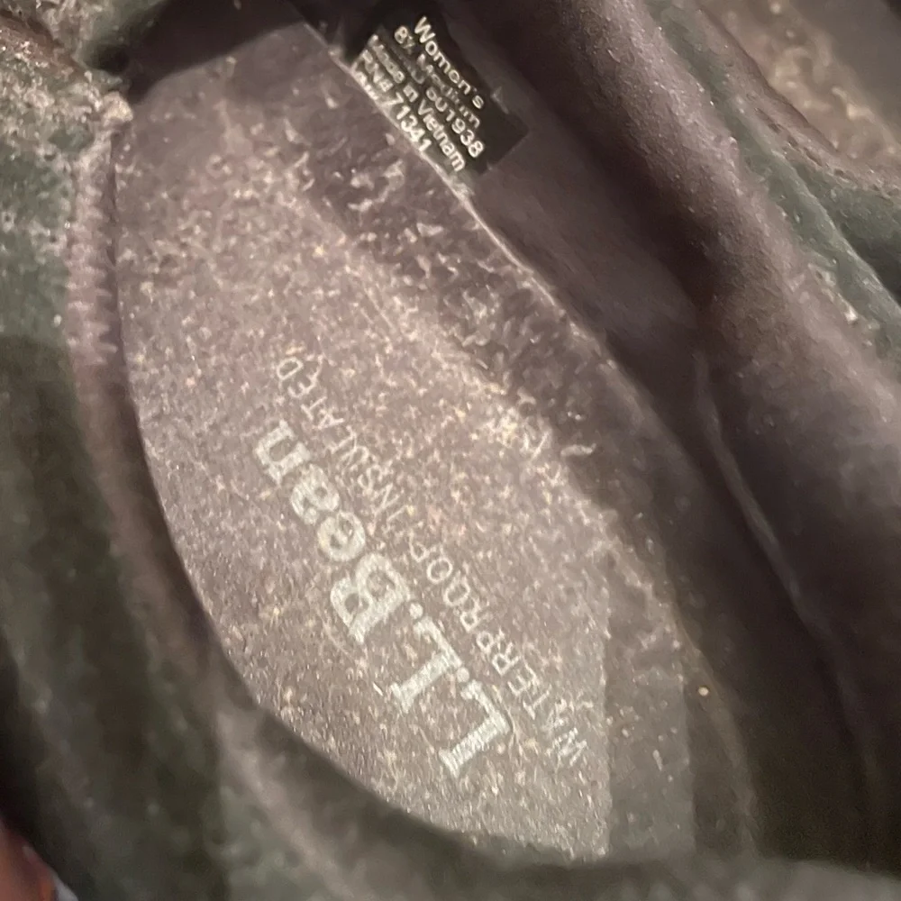 L.L. Bean Women's Insulated Waterproof Comfort Moc with Arctic Grip size 8 black - Picture 8 of 8